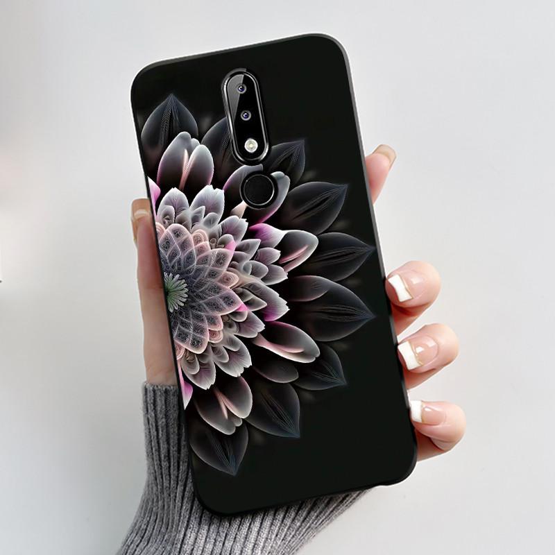 Casing For Nokia 5.1 Plus 6.1 Plus X5 X6 Luxury Dragon Cute Cool Boys Girls Soft silicon Phone Case Back Cover Black Matte Shell