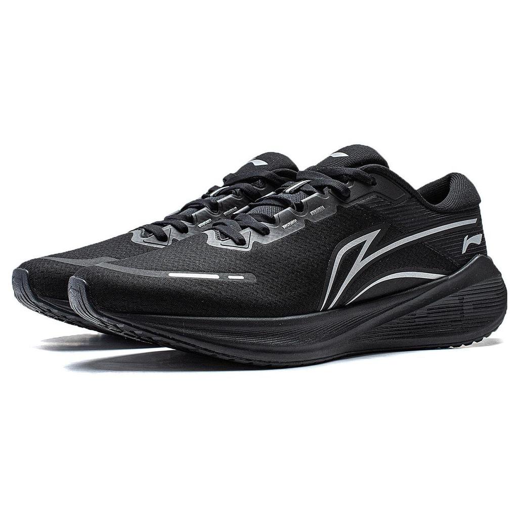 Li Ning MINE V2 Амортизирующие Скользкие Устойчивые к истиранию Низкие Беговые кроссовки Мужские Черные ARST053-1