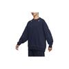Спортивная одежда French Terry Printed Crewneck Long Sleeve Pullover Hoody Women sweatshirt Obsidian DZ6302-451