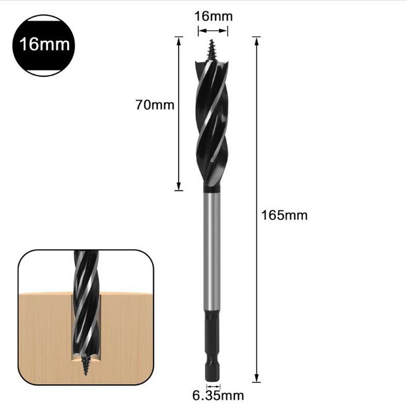 Twist Drill Bit Wood Fast Cut Auger Carpenter Joiner Tool Drill Bit For Wood Cut Suit for Woodworking