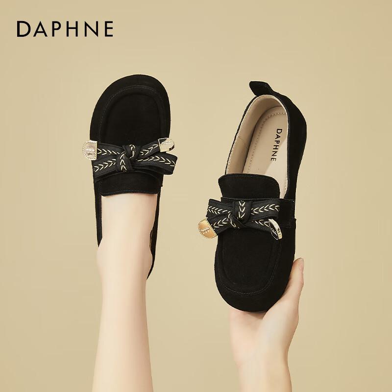 Женские замшевые лоферы в ретро-стиле DAPHNE