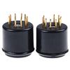 2X позолоченный 9-контактный бакелитовый трубчатый разъем для тестирования Saver для 12Ax7 Ecc83 5670 6Dj8