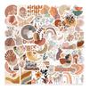 50 Bohemian Style Graffiti Stickers for Decorating Suitcase Notebook Waterproof Stickers
