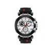 Мужские часы-хронограф в гоночном стиле – Tissot T-Race, Swiss-Made, нержавеющая сталь с черным покрытием PVD, 43 мм, белый циферблат T115.417.27.011.00
