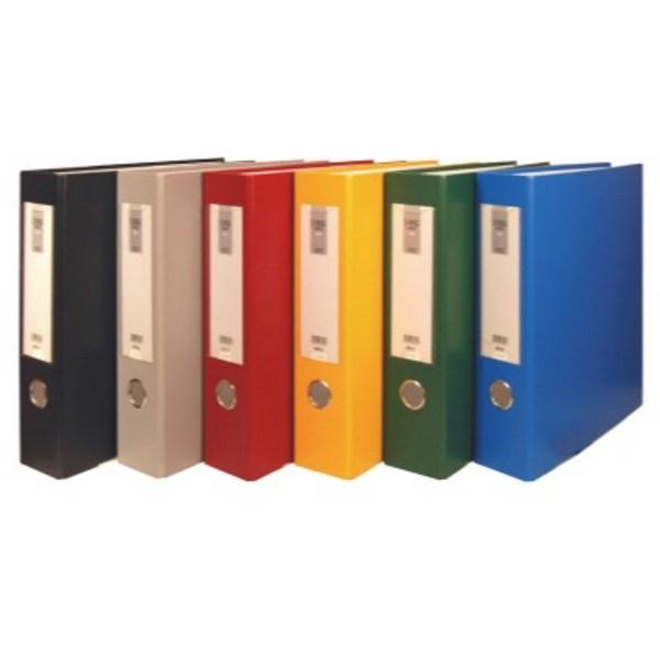 Midas D-ring Composite Binder Nameplate Type 3-hole A4 7cm, Yellow, 2 Pcs.