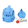 HEI Distributor Cap and Rotor Heavy Duty Large Distributor Cap Set for SBC 283 305 307 327 350 400 K549 Blue