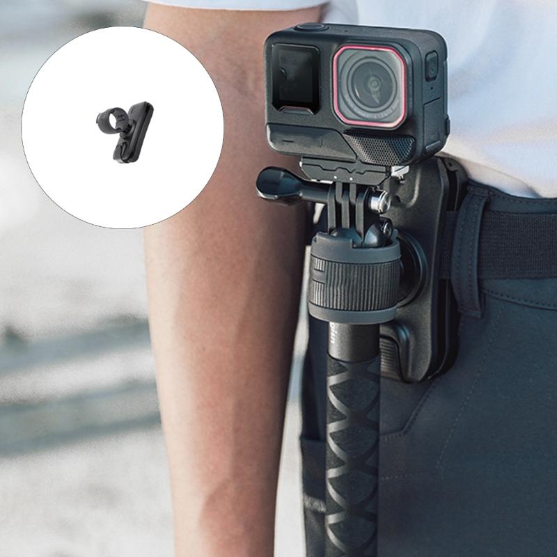 Magnetic Quick Detach Aluminum Alloy Backpacks Clip For Major Action Camera IPX4 Waterproof Design