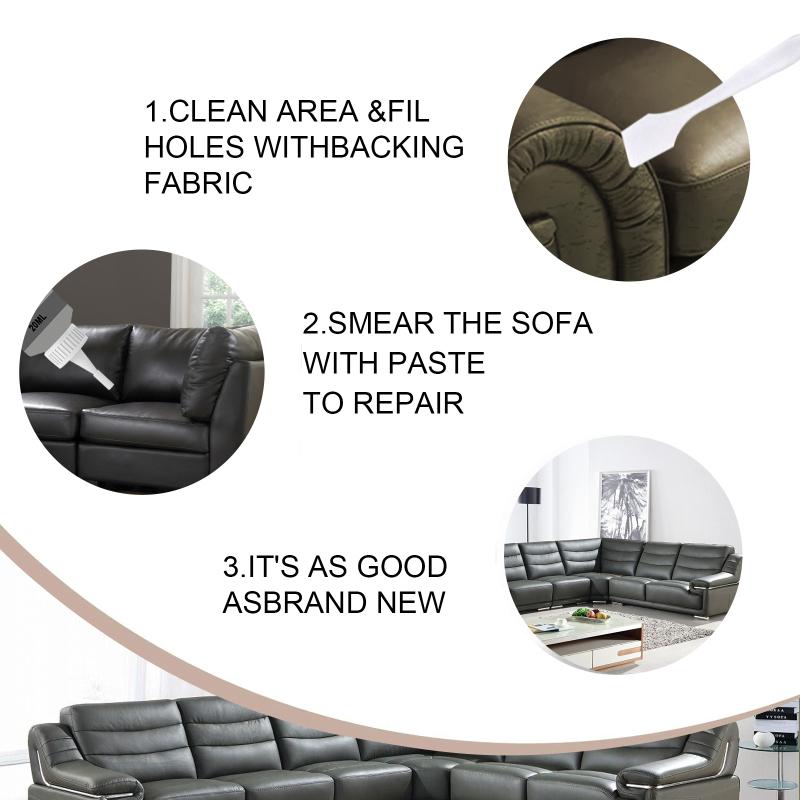 20 мл гель для ремонта кожи, автокресло, домашний кожаный дополнительный ремонт, цветной ремонт, восстанавливающий крем-паста, очиститель кожи