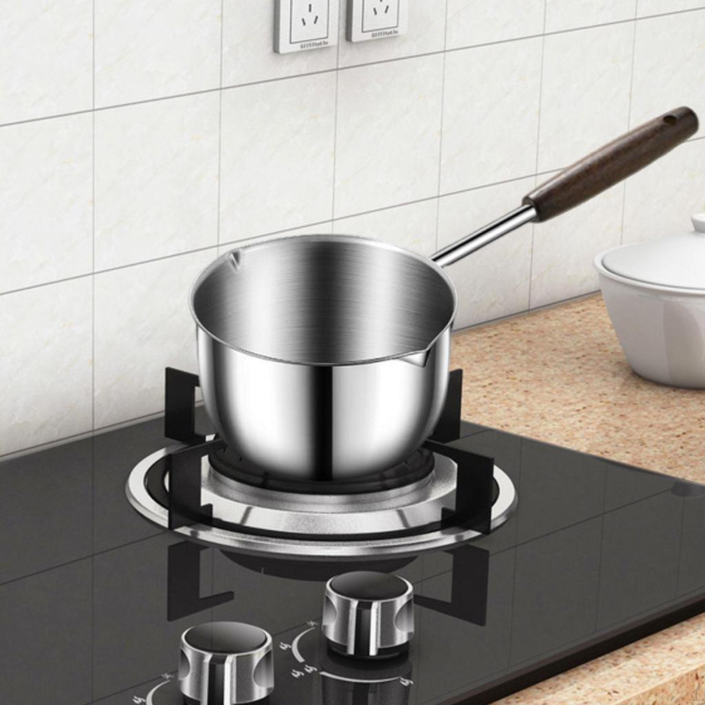 Chocolate Melting Pot with Spouts, Milk And Butter Warmer for Restaurants