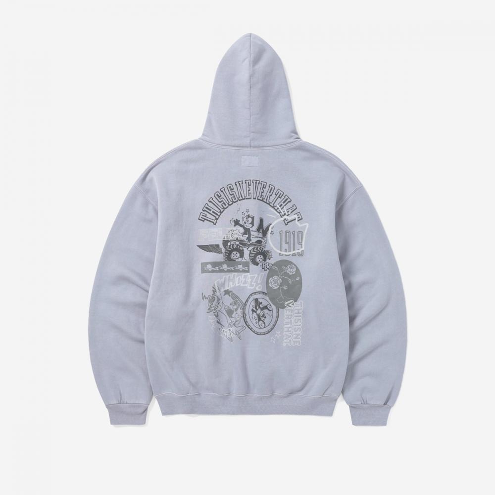 Thisisneverthat [tnt Xfelix The Cat] Архивное худи Fx233tswho01