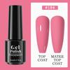 PHOENIXY 5ML Long-lasting Gel Nail Polish Top Base Coat Needed UV LED Soak-off Gel Nail Varnishes