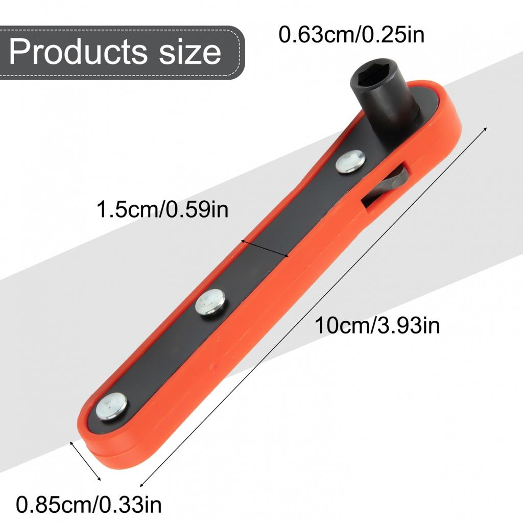 Ergonomic Ratchet Wrench Screwdriver Tool with Quick Release and Thumb Switch