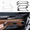 For BMW X3 F25 X4 F26 2011-2017 ABS Car Inner Door Handle Frame Decoration Cover Door Knob Trim Stickers Interior