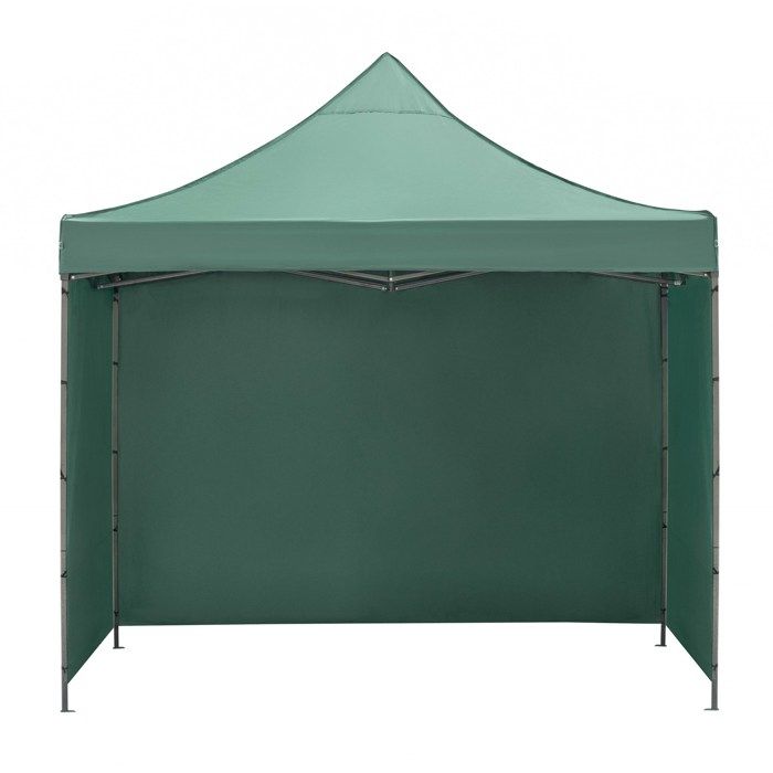 Tente commerciale - SPRINGOS - 3x3 m - Imperméable - Résistante à la corrosion - Vert