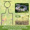 Hose Guide Stakes with Sharpened Ground Spikes Durable Welded Construction Prevents Kinks Fit for Garden Farm Greenhouse