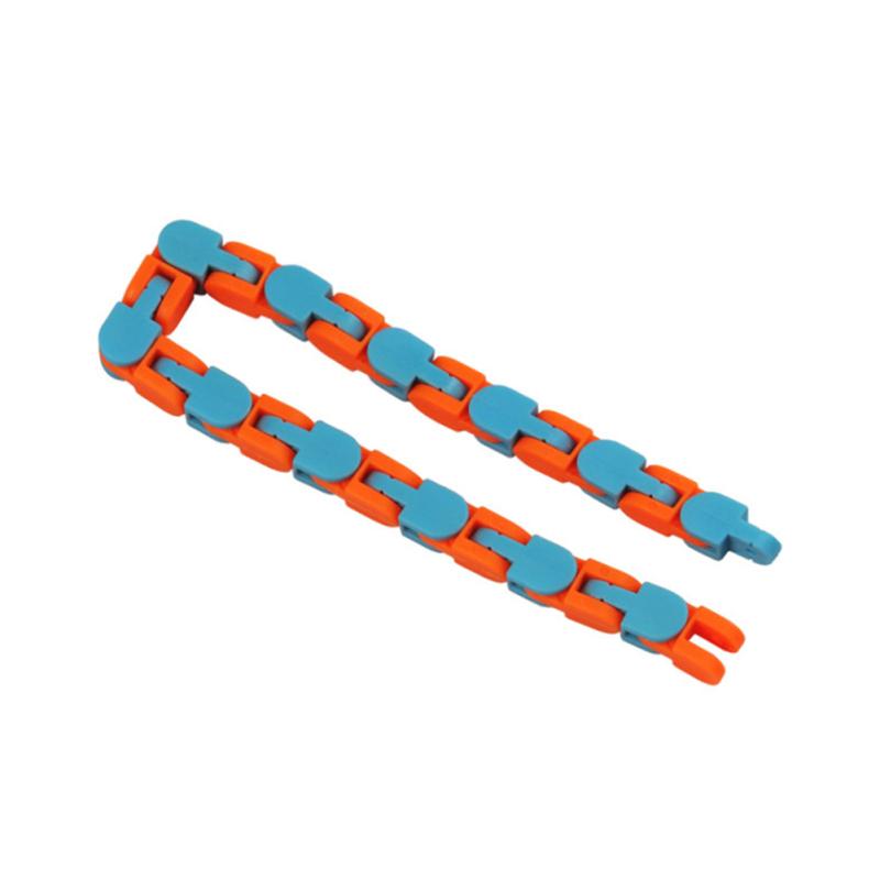 Пластиковый велосипедный трек Diy, декомпрессионная цепочка, игрушка, волшебный браслет с жидкостью, дурацкие треки