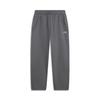 Li Ning Sports Lifestyle Series Fleece Simple Warm Straight Casual Pants Men Bottoms Coal-Gray AKLV997-4