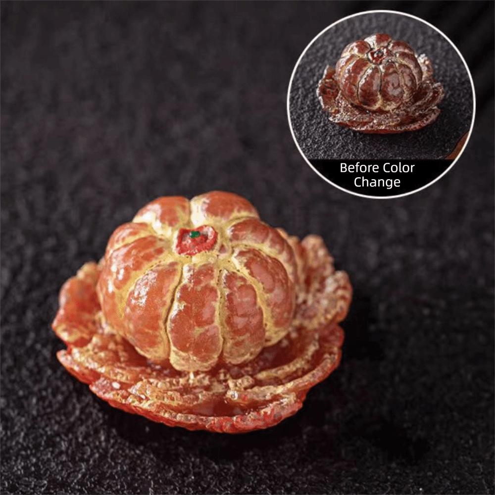 Simulated Peeled Orange Tea Pet Corrosion-resistant Tangerine Tea Table Ornament Tea Room