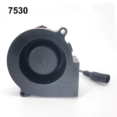 DC 12V 7530 Вентилятор турбонаддува охлаждение Регулятор скорости Барбекю Вентилятор Воздуходувка Гриль для пикника Дровяная печь Приготовление пищи 75ммx30мм