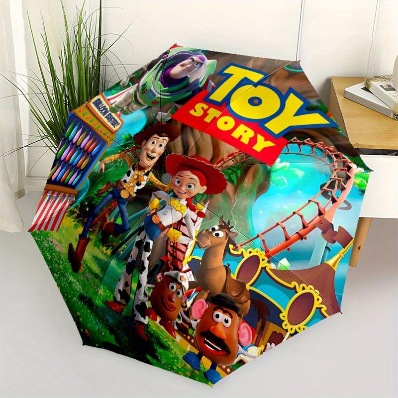 1pc Toy Story Automatic Folding Umbrella, 8-Rib Portable & Foldable Design, All-Season Use, Highqualityy0722107