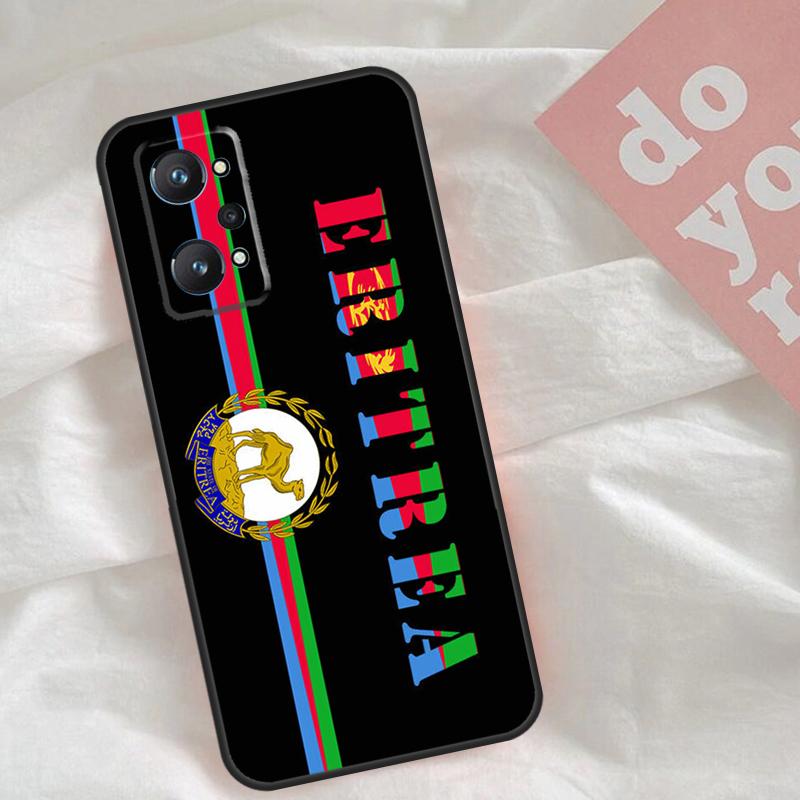 Чехол Флаг Эритреи для Realme GT7 Pro GT6 C75 C65 C67 C61 C53 C55 C51 C35 C63 C71 15 11 12 13 14 Pro Plus
