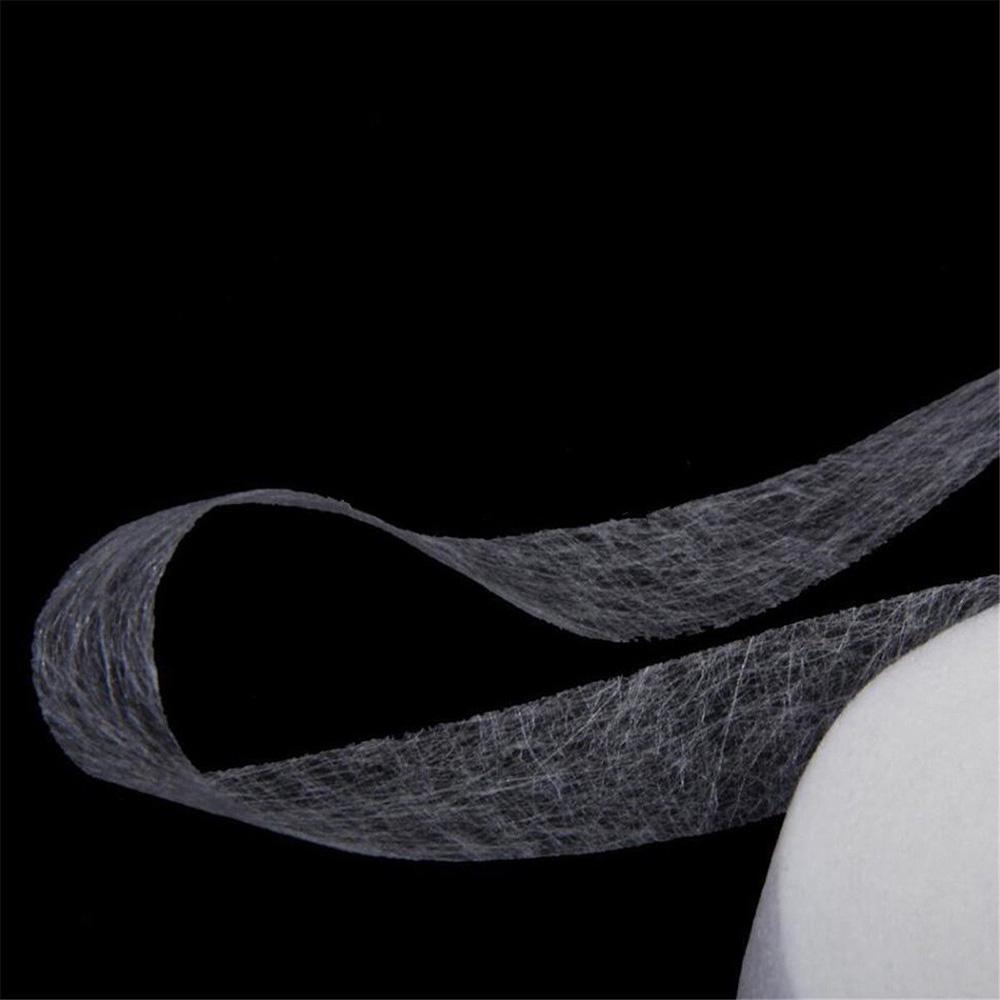 White Double Sided Sewing Accessory Adhesive Tape Cloth Apparel Fusible Interlining Fabric Tape Glue Tape