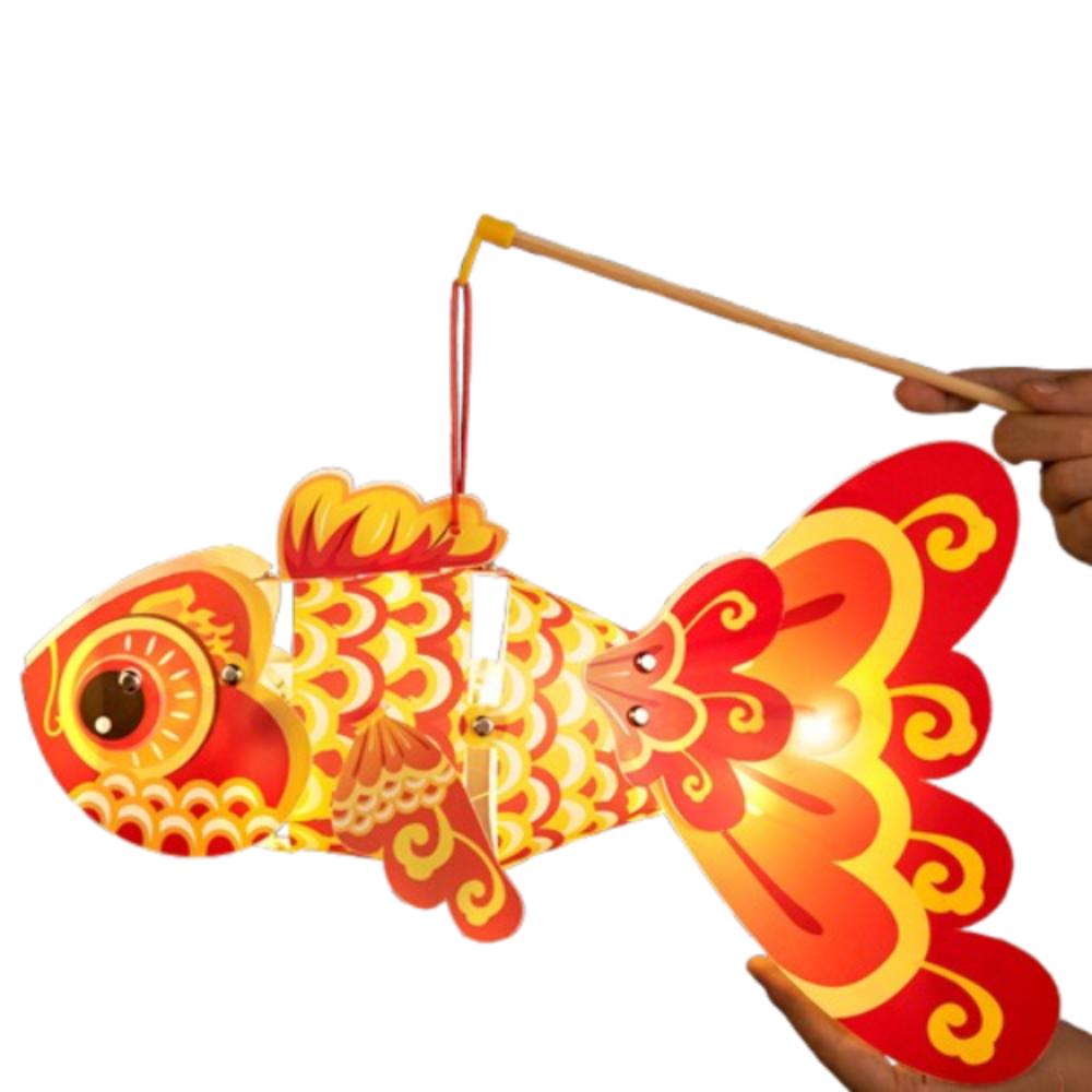 Waterproof New Year Carp Lantern Chinese Style Celebration Lantern  Mid-Autumn Festival