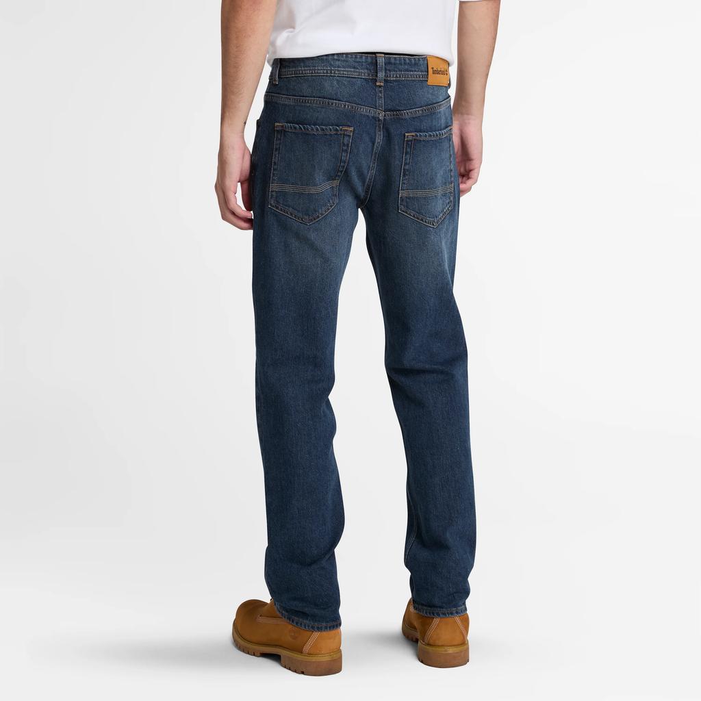 Timberland Джинсы мужские SS26 со средней посадкой, на молнии, дышащие, стрейч A6GM7-A11