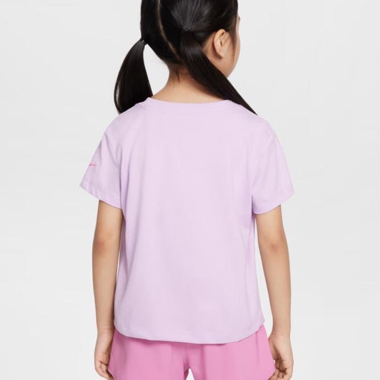 Nike T Shirt SS25 Light Purple Children Aged 3 7 Years Old II3526-537