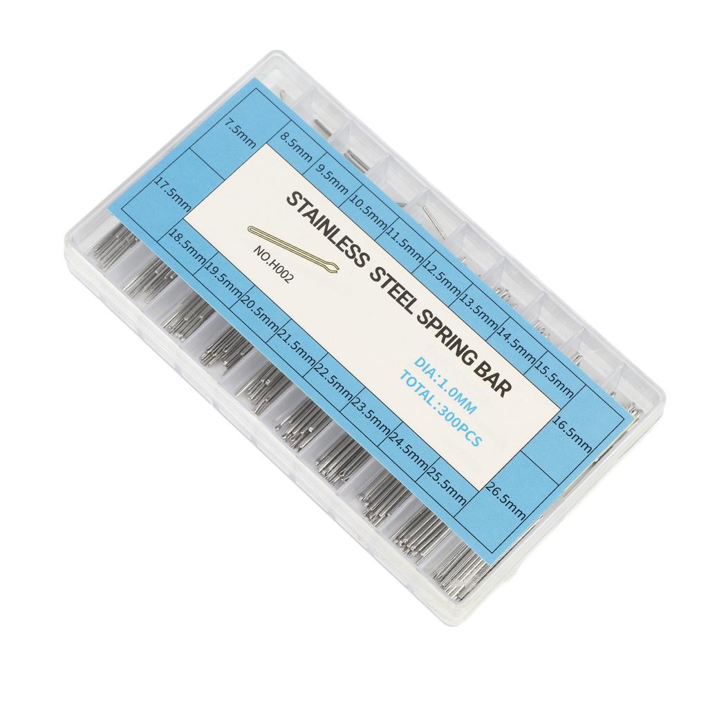 1.0mm Split Pins Bars Wristwatch Strap Split Pins 304 Stainless Steel Watch Parts 7.5mm‑26.5mm