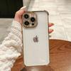 Утолщенные четыре угла, противоударный Подходит для Apple 15 14 Защитная крышка 16 Гальванизированный ТПУ Мягкий чехол iPhone 13 Чехол для мобильного телефона