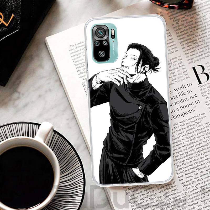 Kaisen J-Jujutsu Гэто Сугуру Чехол Для Xiaomi Redmi Note 14 13 12S 12 11 Pro Plus Чехол Для Телефона 11S 10S 10 11E 11T + 9S 9 Печать Coq