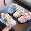 Children Led Casual Shoes Cute Cartoon Duck Sneakers Toddler Glowing Tennis Shoes Boys Girls Breathable Mesh Sports Shoes Sapato
