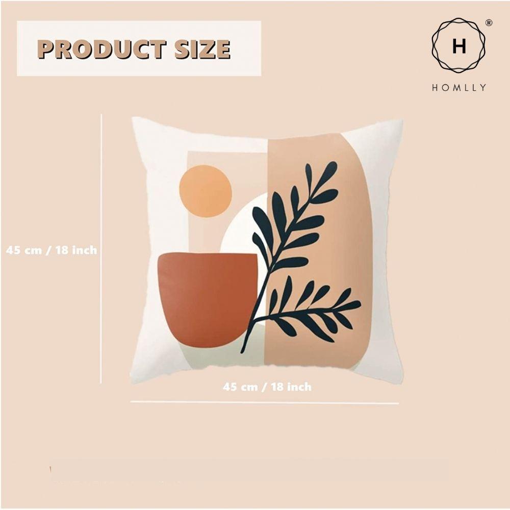 Homlly Nordic Morandi I Decorative Cushion Sofa Pillow Cover Case (2PCS)