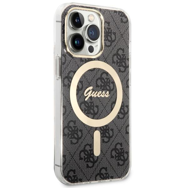 Etui do iPhone 13 Pro Guess Hardcase MagSafe Czarne