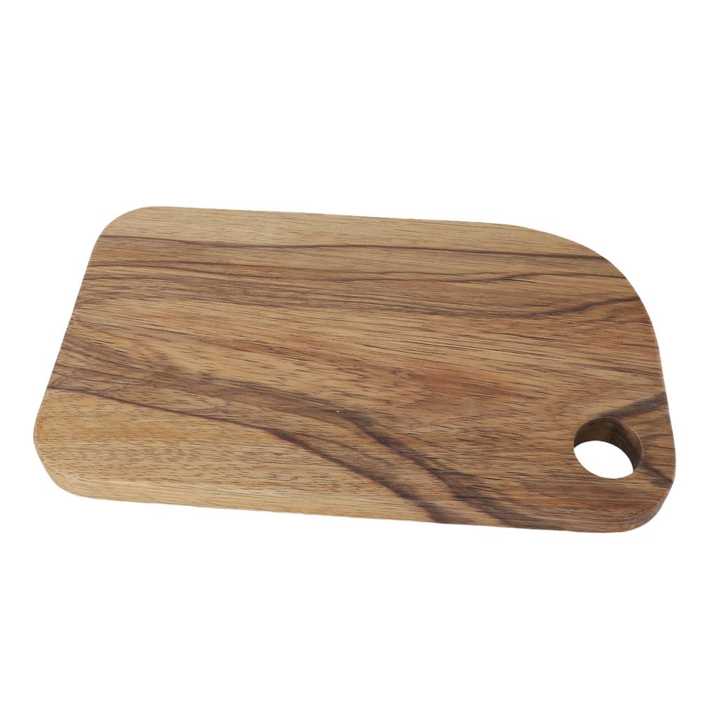 Деревянная разделочная доска с отверстием для подвешивания 11,4 X 6,7 X 0,8 дюйма Деревянная разделочная доска Поднос для пиццы для K