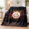 Galatasaray FC Printed Flannel Blanket Warm Comfort Bed Throw For Indoor Home Decoration