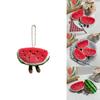 Cute Watermelon Plush Keychain With Pp Cotton Filling For Bag Decoration And Collectors