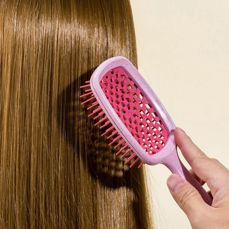 Расчески на воздушной подушке с широкими зубьями, женская расческа для массажа кожи головы, щетка для волос, парикмахерский инструмент, Прямая доставка