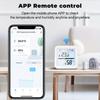 WiFi датчик температуры и влажности Tuya, умный термометр и гигрометр с подсветкой для умной жизни, поддерживает Alexa и Google Home.