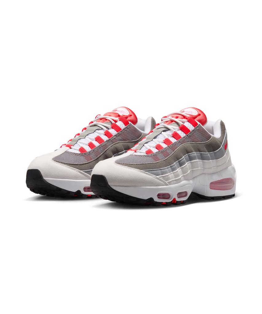 Nike Air Max 95 Big Bubble W - White:Pink Rise:Wolf Grey:Light Crimson / Hj5996-101
