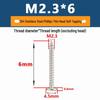 Yigu 304 Stainless Steel Phillips Thin Flat Head Self-Tapping Screw M2-M8, Countersunk Pointed Tail