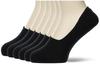 Okamoto Cocopita Sneaker Cotton for Men and Sizes Cm Black Socks, Non-Slip, Low-Profile, Blend, Women, 6-Pair Set, 23.0 - 25.0 Cm,