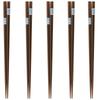 Happy Set of Made In PID4760 J-kitchens Chopsticks, 5, Material Wood, Chopsticks, Japan,