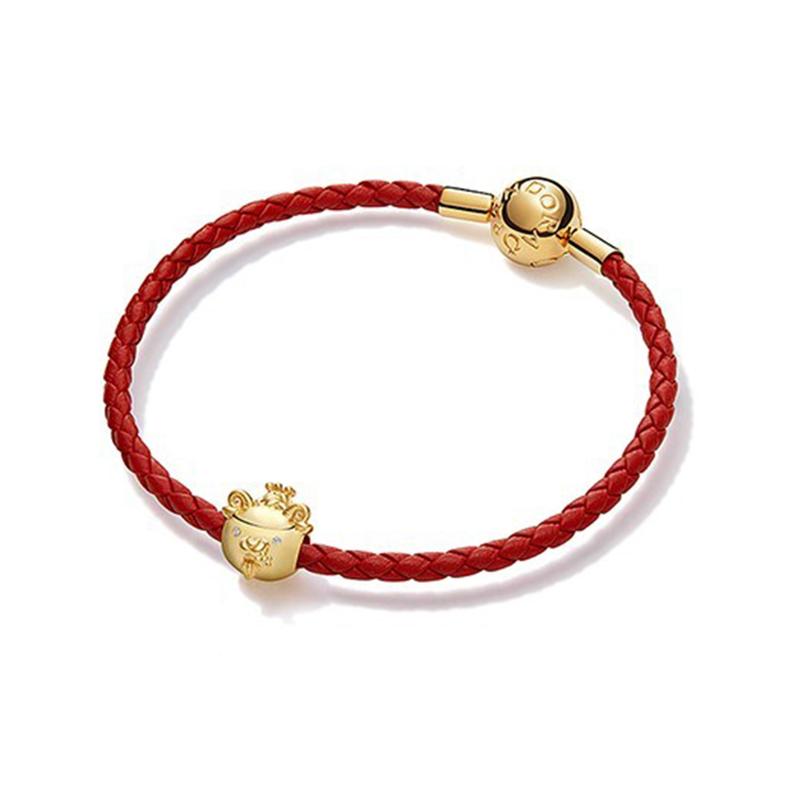 Pandora Lucky Rabbit Linmen Weaving Bracelet Women's Style zt2583