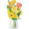 Sanrio Birthday Card Yellow Flowers In Transparent Vase Greeting Card Can Be Shipped Overseas BD109-2831701