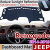 For Renegade 2014~2019 BU Anti-Slip Mat Dashboard Cover Pad Sunshade Dashmat Car Accessories Trailhawk 2015 2016 2017 2018