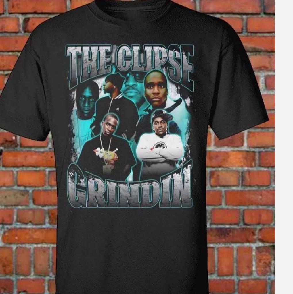 Clipse band Rap T-shirt Black Cotton Unisex Tee All Sizes S-5XL Unisex T-Shirt
