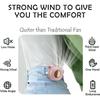 Portable Silent Mini Bladeless Fan Clip On, Mini Fan With Clip, 2025 New Adjustable 3-Speed Suspended Waist Fans, For Outdoor & Travel & Office