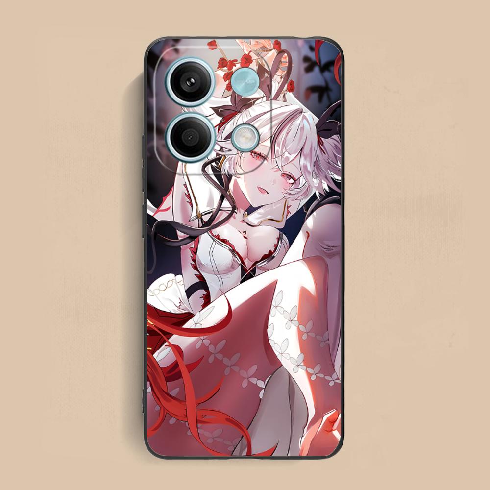 Чехол для телефона Wuthering Waves Camellya для Xiaomi Redmi Note 14 13 12 11 S Pro Plus 4G 5G Цветной печатный чехол Красивые мобильные телефоны
